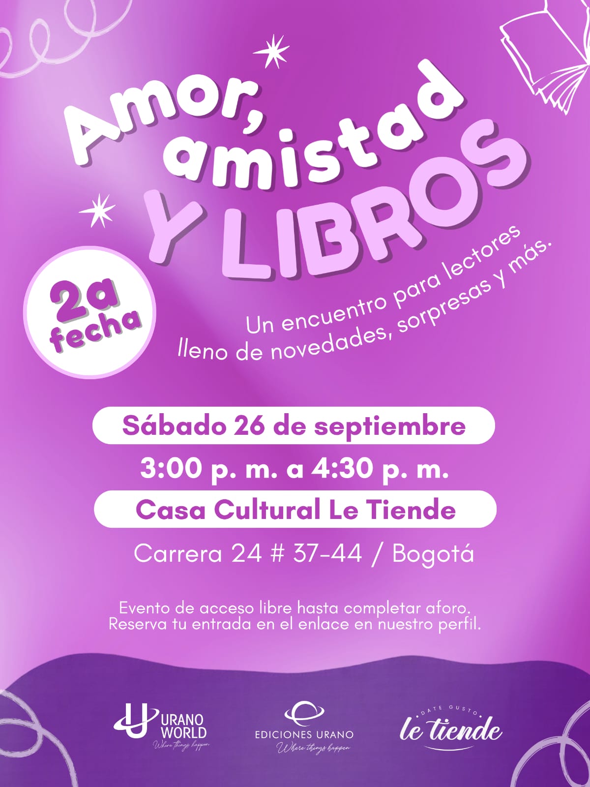 Amor, amistad y libros